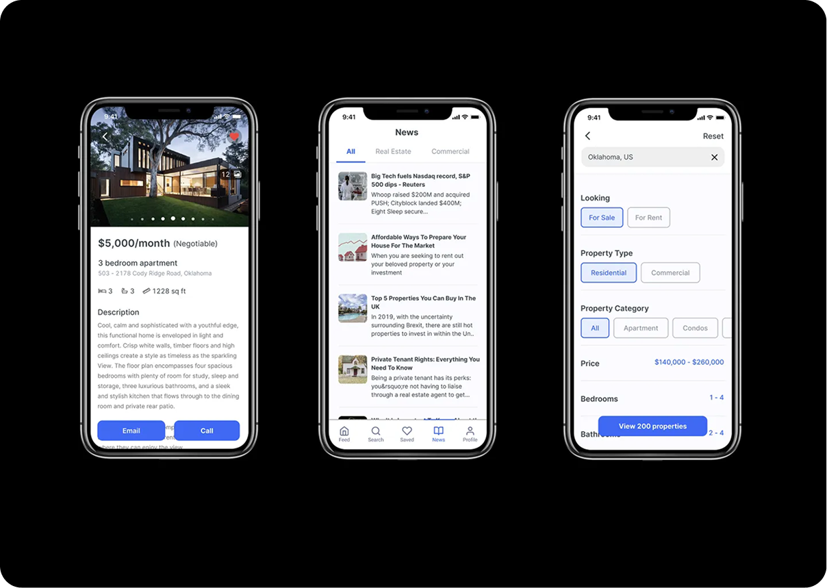 RealEstateDepot mobile screens 2